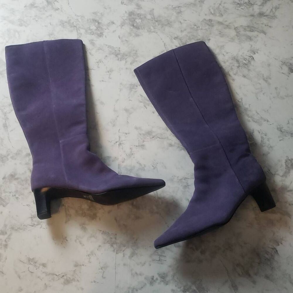 Chadwicks Purple Highheel Boots - Picture 4 of 12
